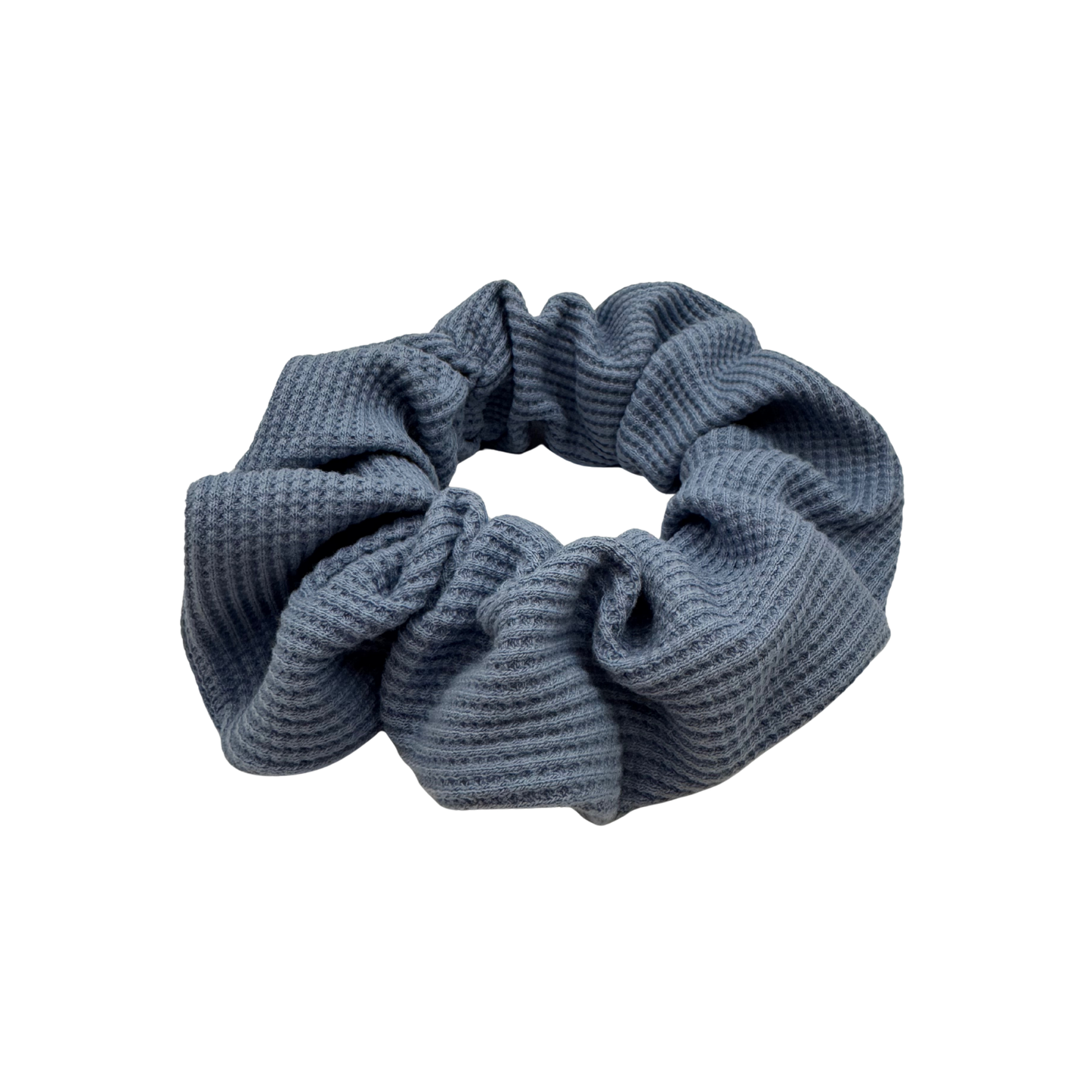 Denim Daze - Waffle Knit Cotton Scrunchie