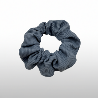 Denim Daze - Waffle Knit Cotton Scrunchie