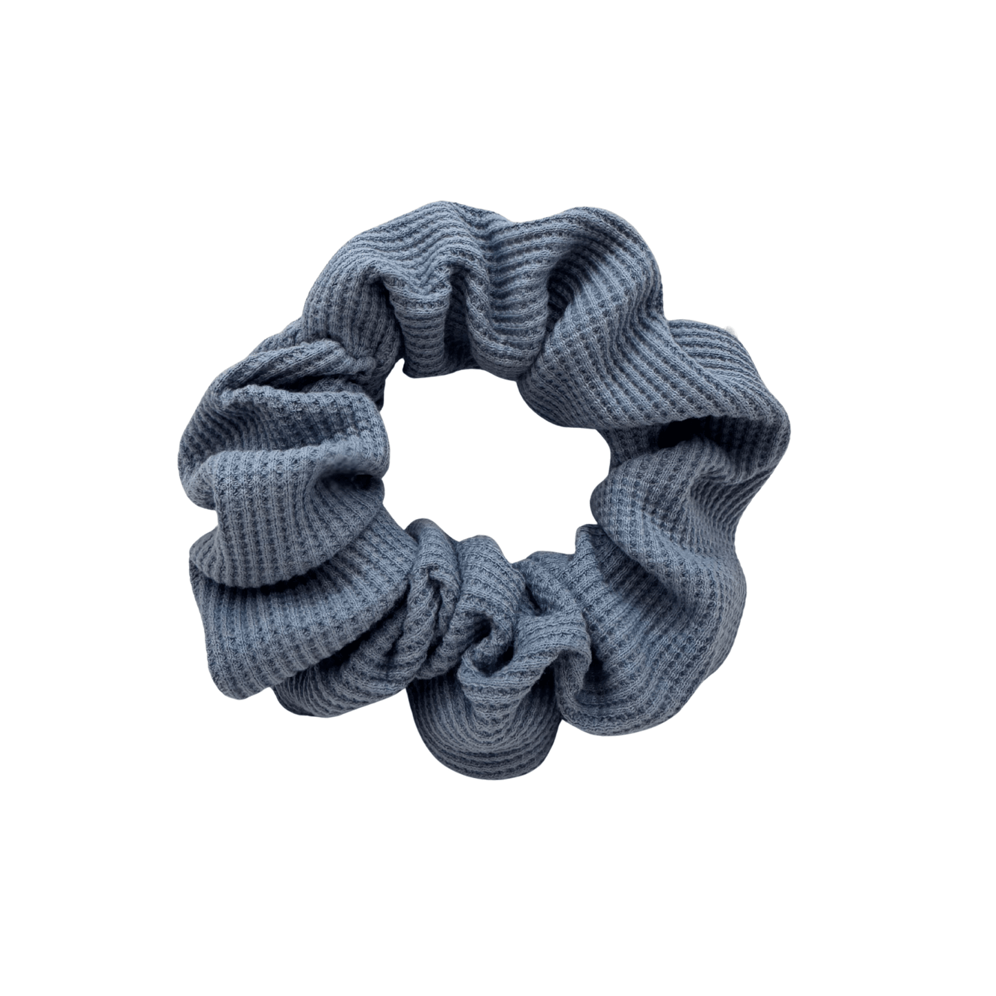 Denim Daze - Waffle Knit Cotton Scrunchie