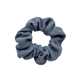 Denim Daze - Waffle Knit Cotton Scrunchie