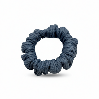 Denim Daze - Waffle Knit Cotton Scrunchie