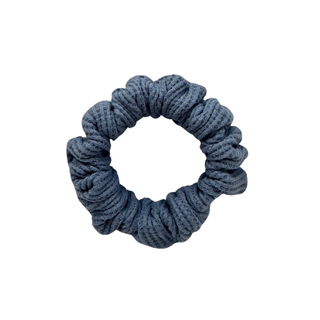 Denim Daze - Waffle Knit Cotton Scrunchie